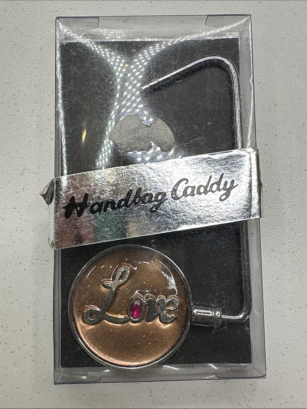 Silver Handbag Hook Hanger - Portable Purse Holder